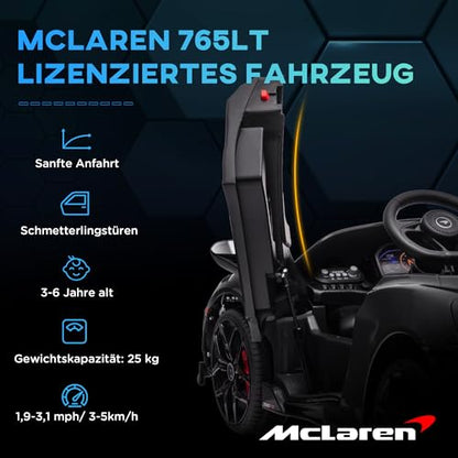 McLaren sähköauto 12V Musta