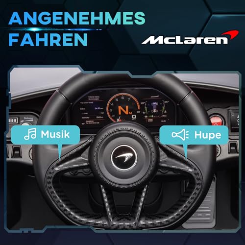 McLaren sähköauto 12V Musta