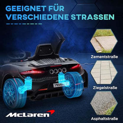 McLaren sähköauto 12V Musta