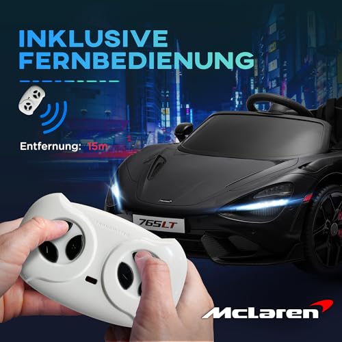 McLaren sähköauto 12V Musta