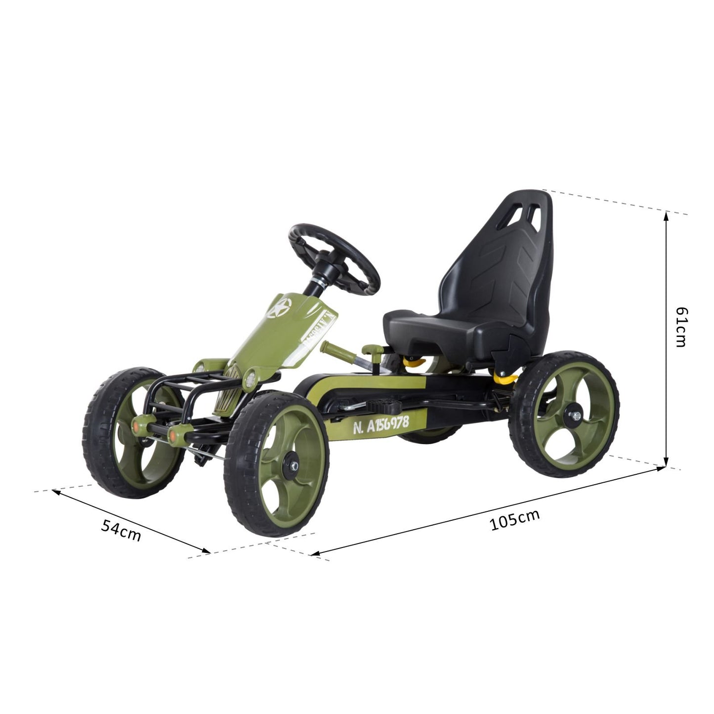 Polkuauto Go Kart 35 kg
