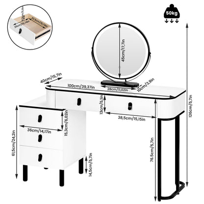 Peilipöytä LED 100 cm