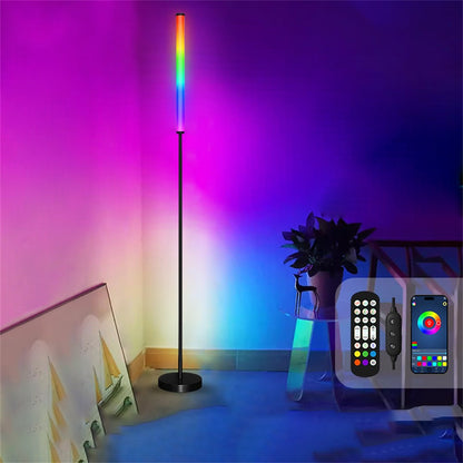 Lattialamppu RGB 163 CM