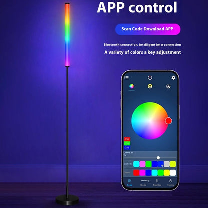 Lattialamppu RGB 163 CM