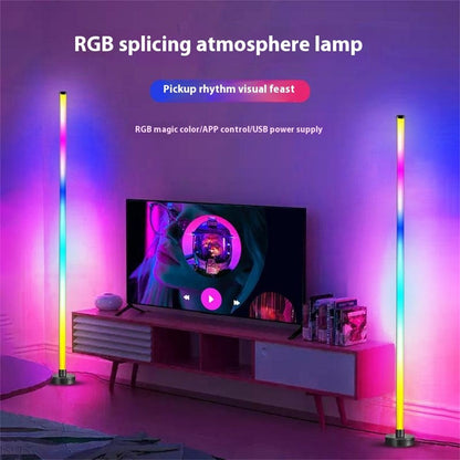 Lattialamppu RGB 122 Cm 2 Kpl