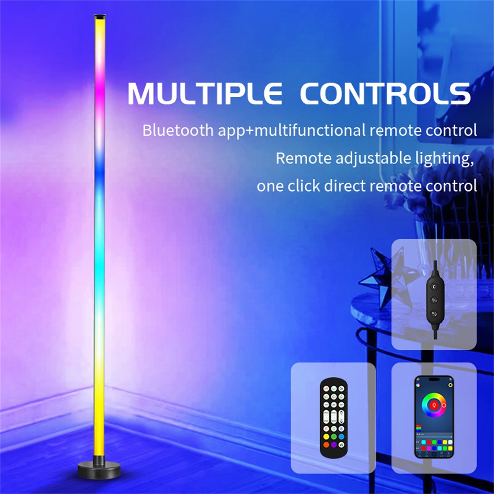 Lattialamppu RGB 122 Cm 2 Kpl
