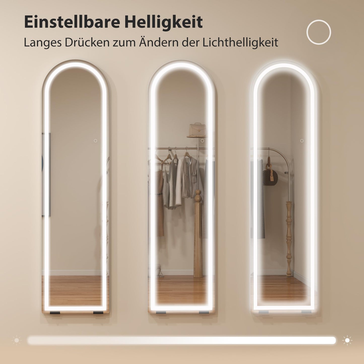 Peili Kokovartalo Led 150 x 40 cm