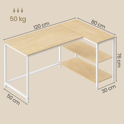 Kirjoituspöytä L-Shape