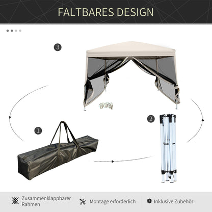 Paviljonki hyttysverkolla 3x3 m