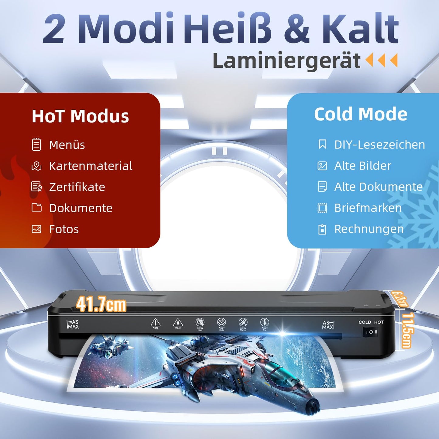 Laminointikone A3 + Kalvot 50 Kpl