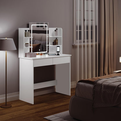 Peilipöytä LED USB 90 cm