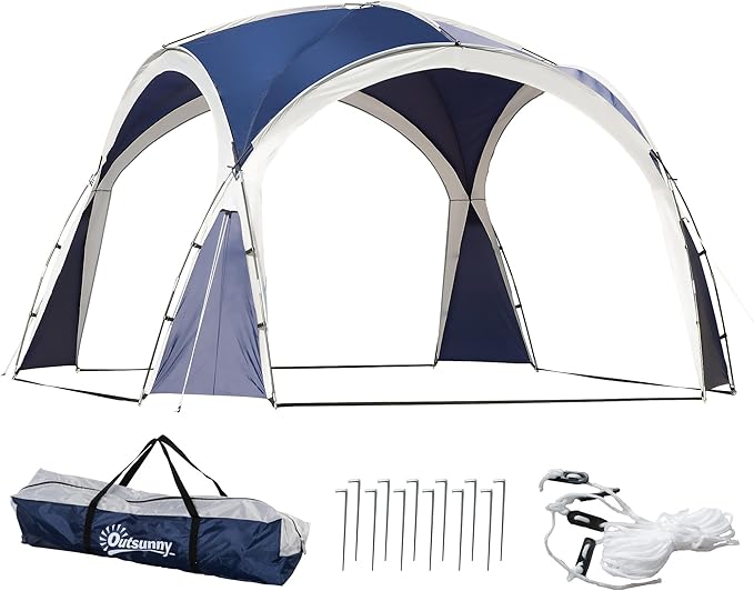 Suojakatos 3,5 x 3,5m Paviljonki Sininen