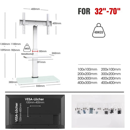 TV -Lattiateline 32-70" 40 KG