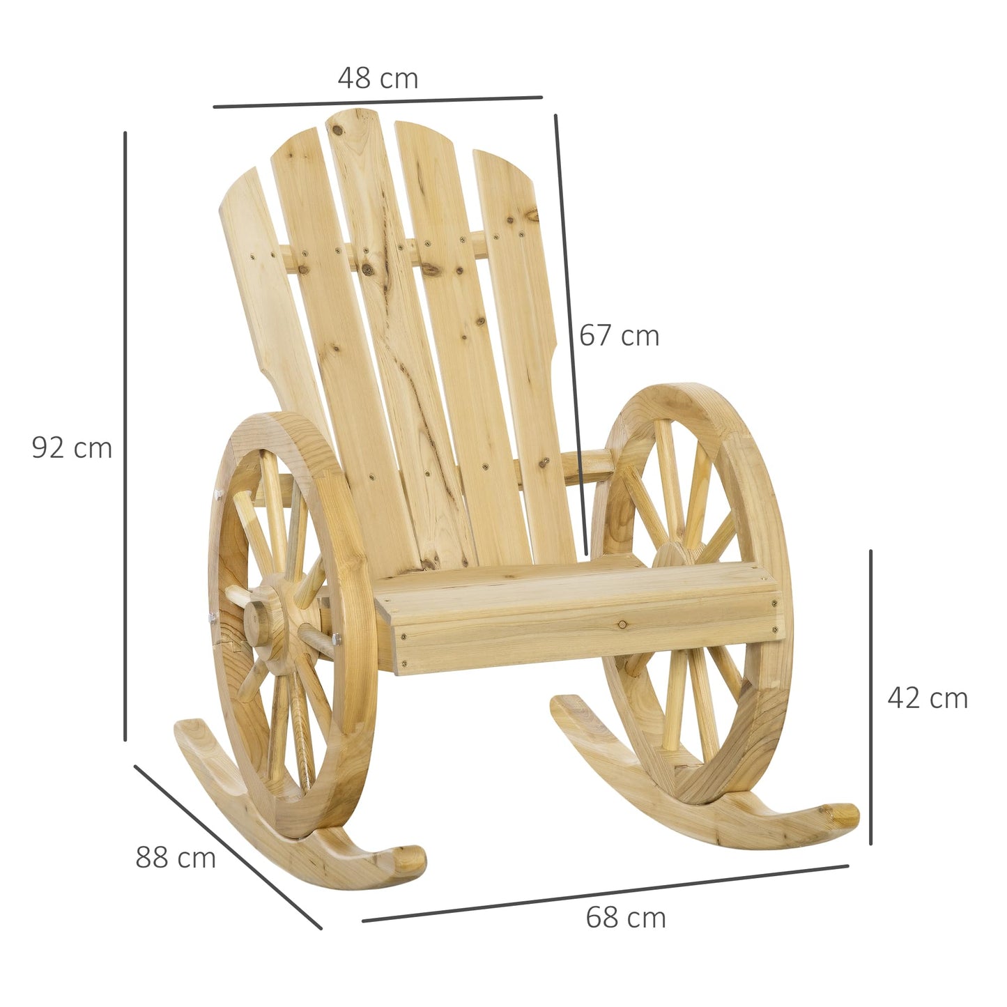 Keinutuoli "Kärrynpyörät"