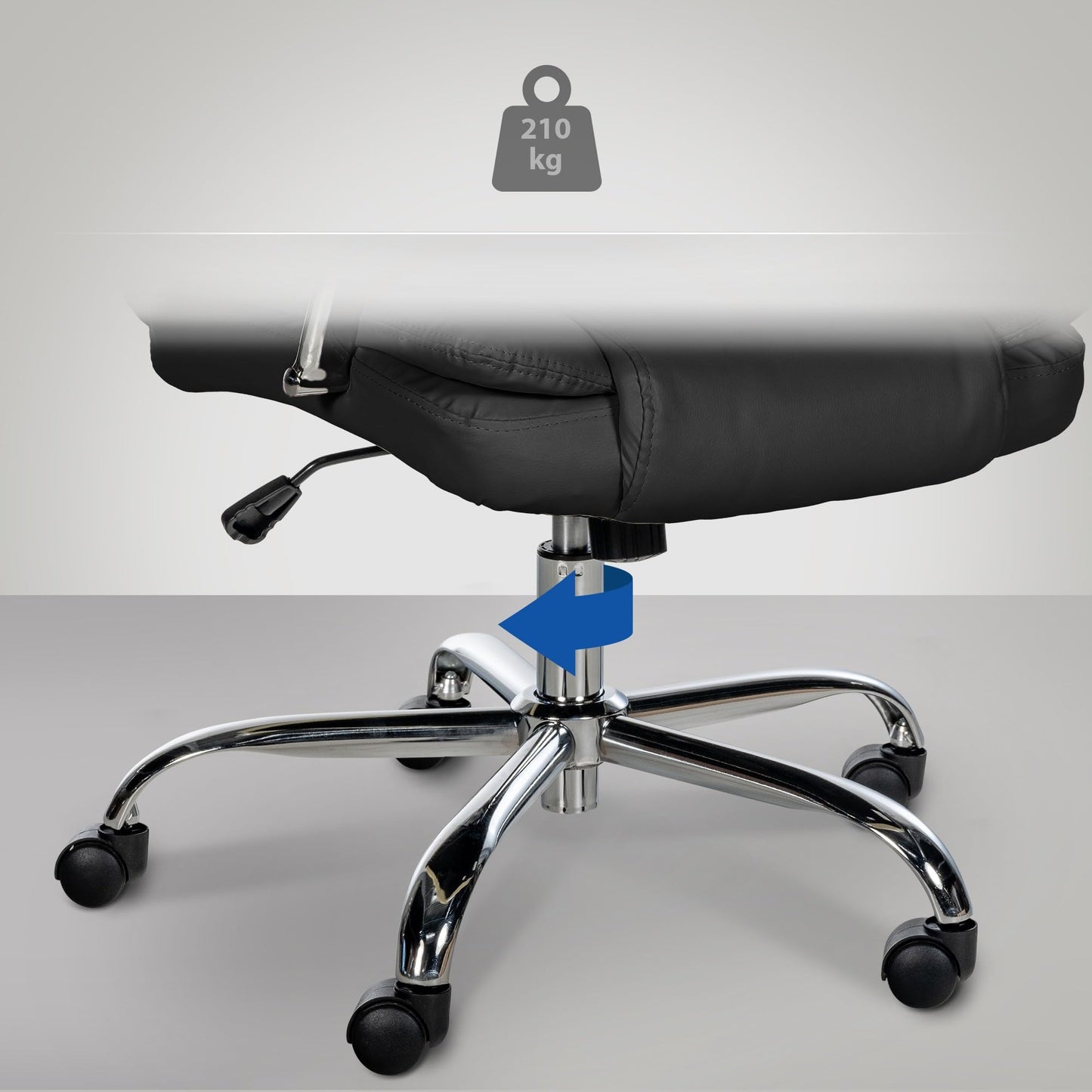 Toimistotuoli Pro 210 kg Musta