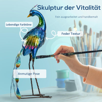 Puutarhakoriste Riikinkukko 59 cm