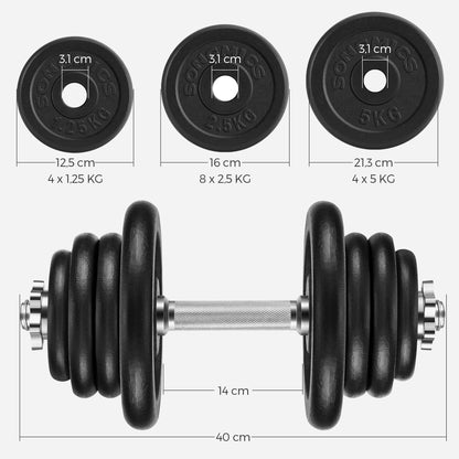 Käsipainot 2 x 25 kg