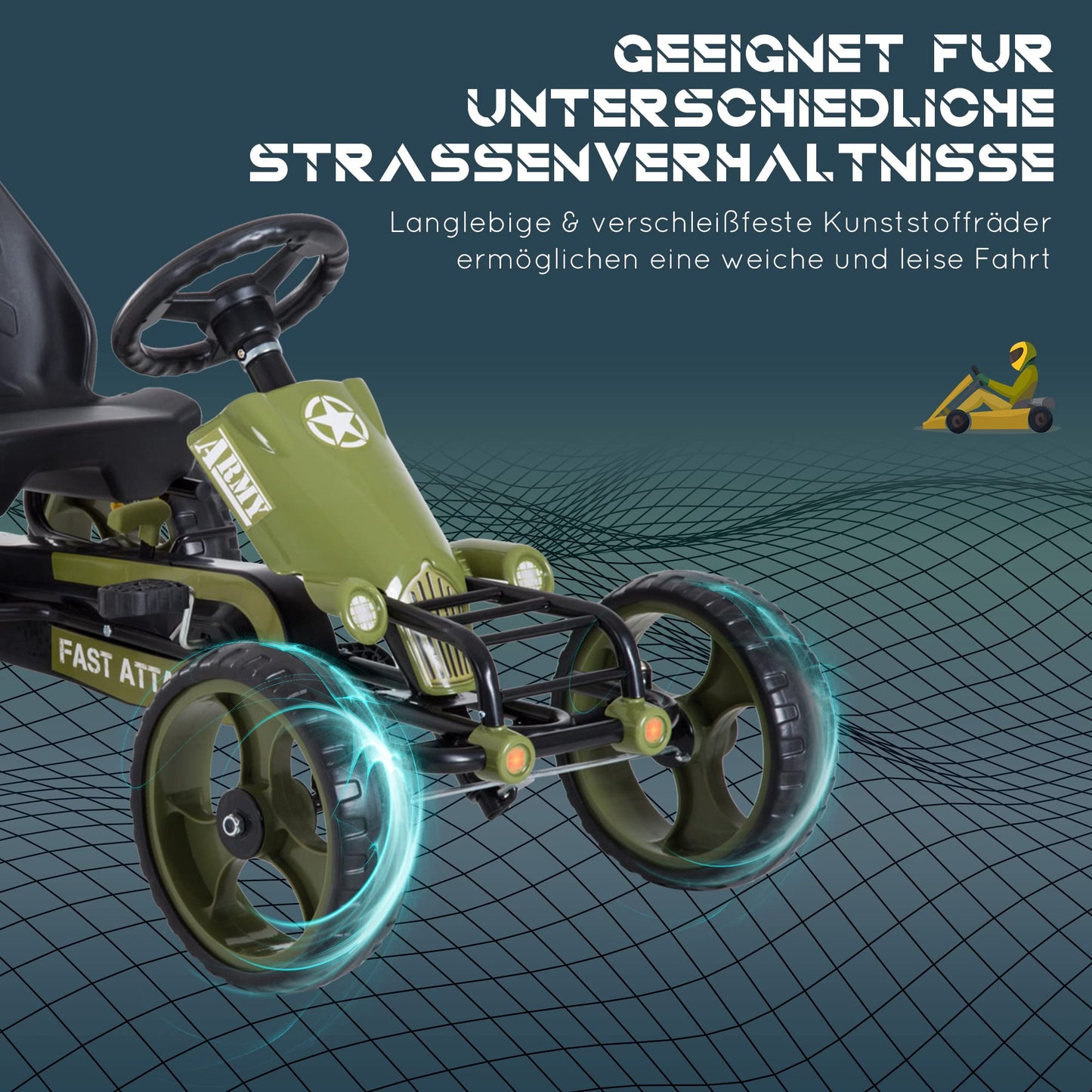 Polkuauto Go Kart 35 kg