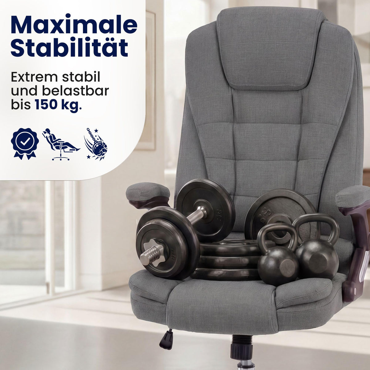 Toimistotuoli Poly 150 kg