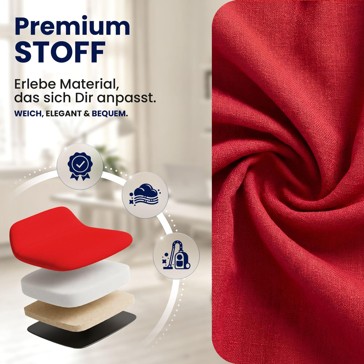 Toimistotuoli Poly 150 kg