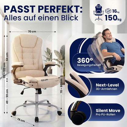 Toimistotuoli Poly 150 kg