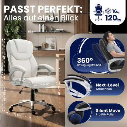 Toimistotuoli PU 120 KG