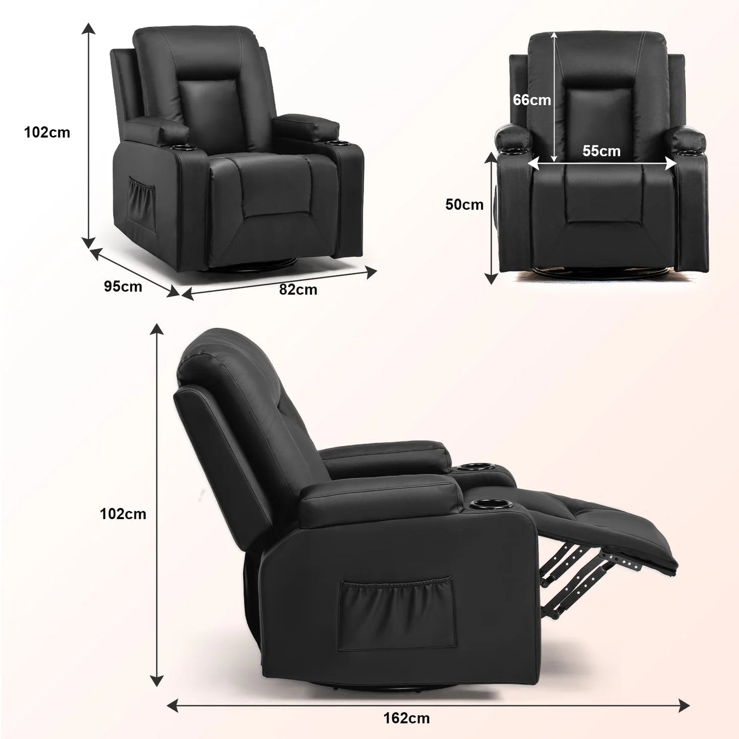 TV -nojatuoli Kallistustoiminnolla