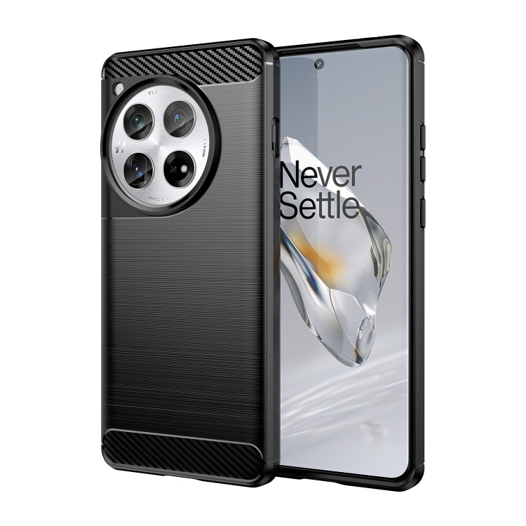 Carbon Fiber Brushed Texture TPU Phone Case, For OnePlus Nord 4, For OnePlus 12, For OnePlus Nord CE3 5G