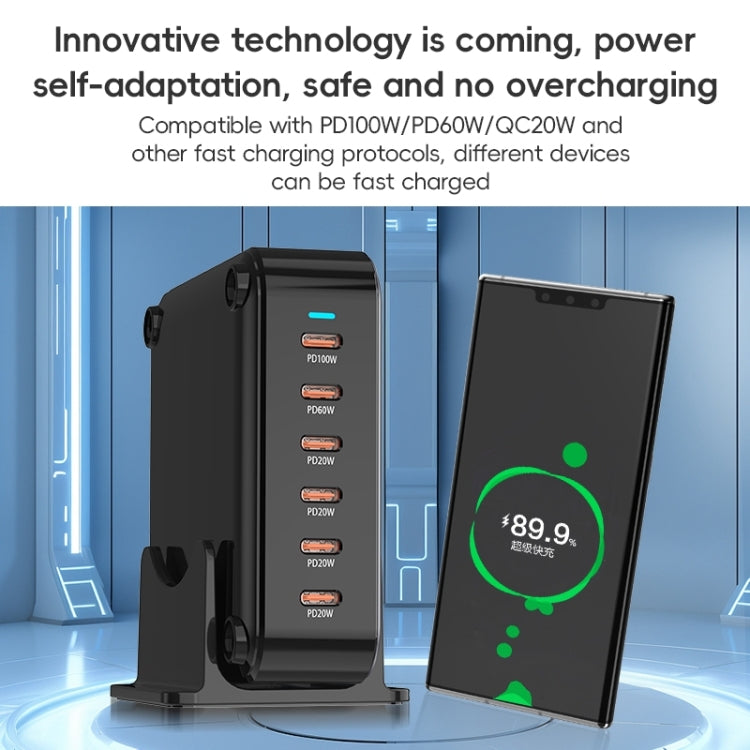 Latausasema USB-C 240W 6-Porttia