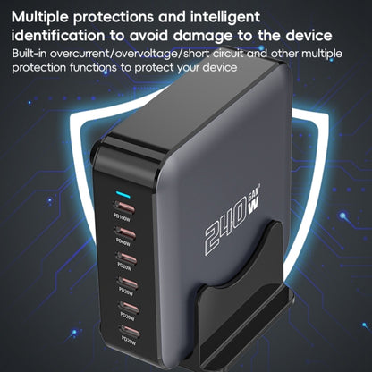 Latausasema USB-C 240W 6-Porttia