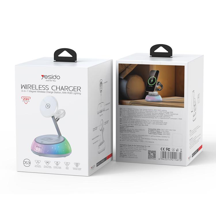 Langaton Qi Latauslaite 3-in-1 RGB
