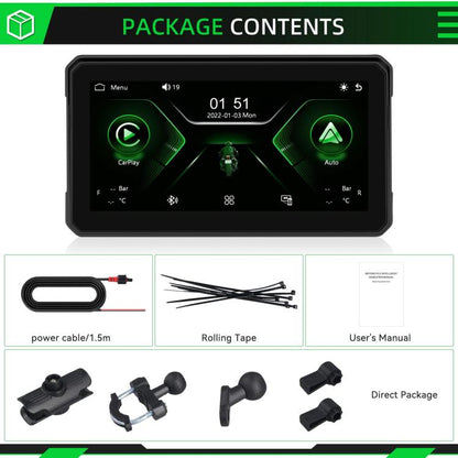 Moottoripyörän CarPlay and Android Auto
