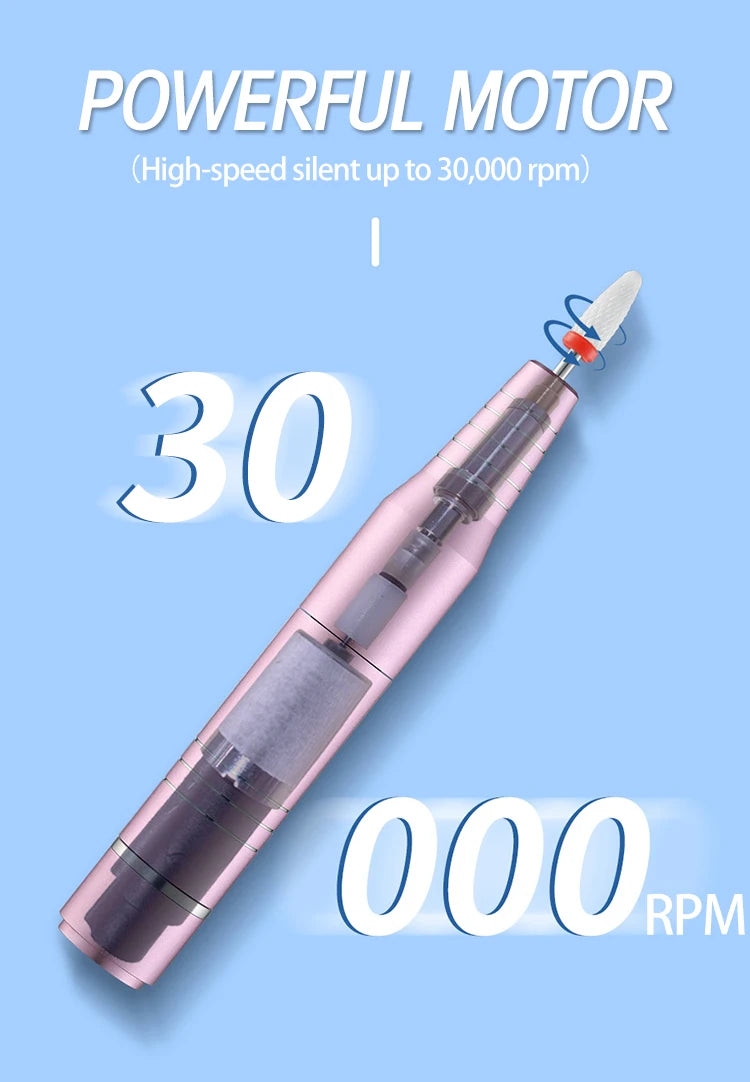 Kynsipora 30000RPM Harmaa