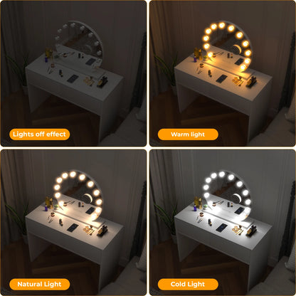 Meikkipeili LED Hollywood 50 cm