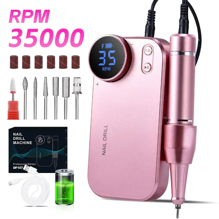 Kynsiviila ladattava 35000 RPM