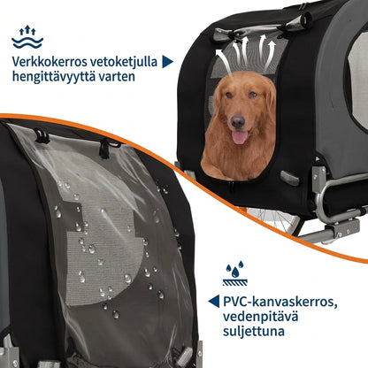 Polkupyörän Peräkärry Koiralle 40 kg