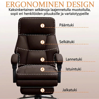 Toimistotuoli Jalkatuki PU 150 kg