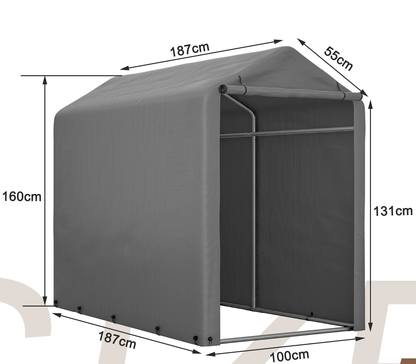 Pressutalli 187x100x160 cm