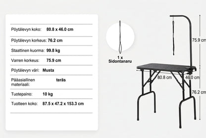 Trimmauspöytä 100 kg