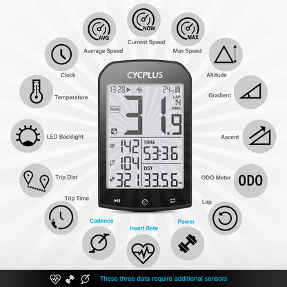 Ajotietokone CYCPLUS M1 GPS