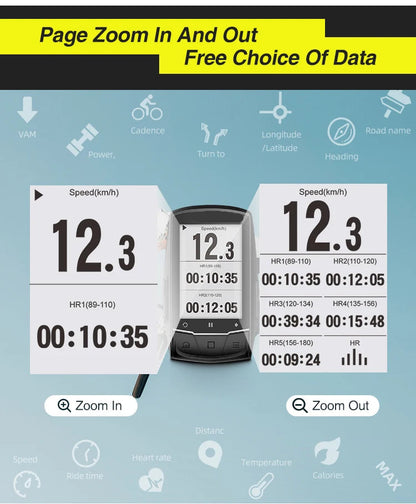 Ajotietokone GPS Bike Computer 2.6