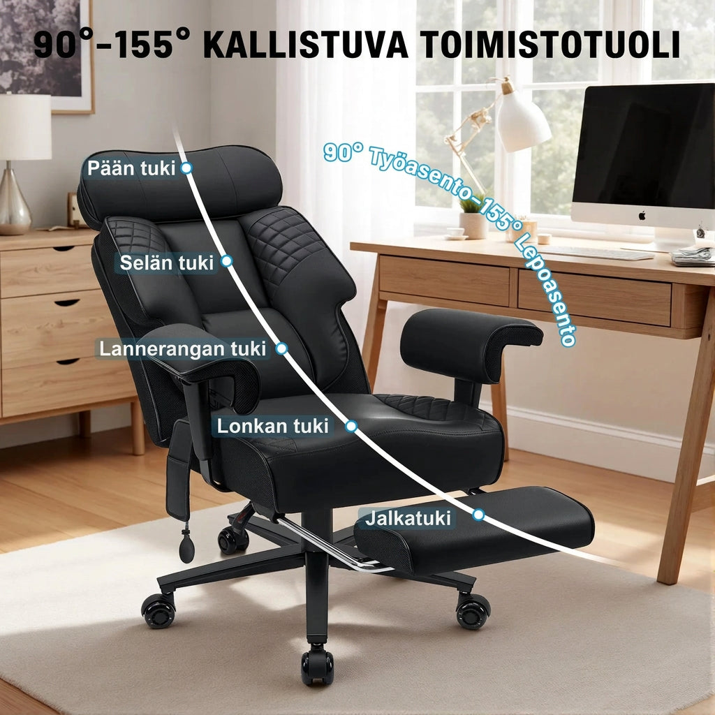 Toimistotuoli Jtuki AIR PU-Nahka 227 kg