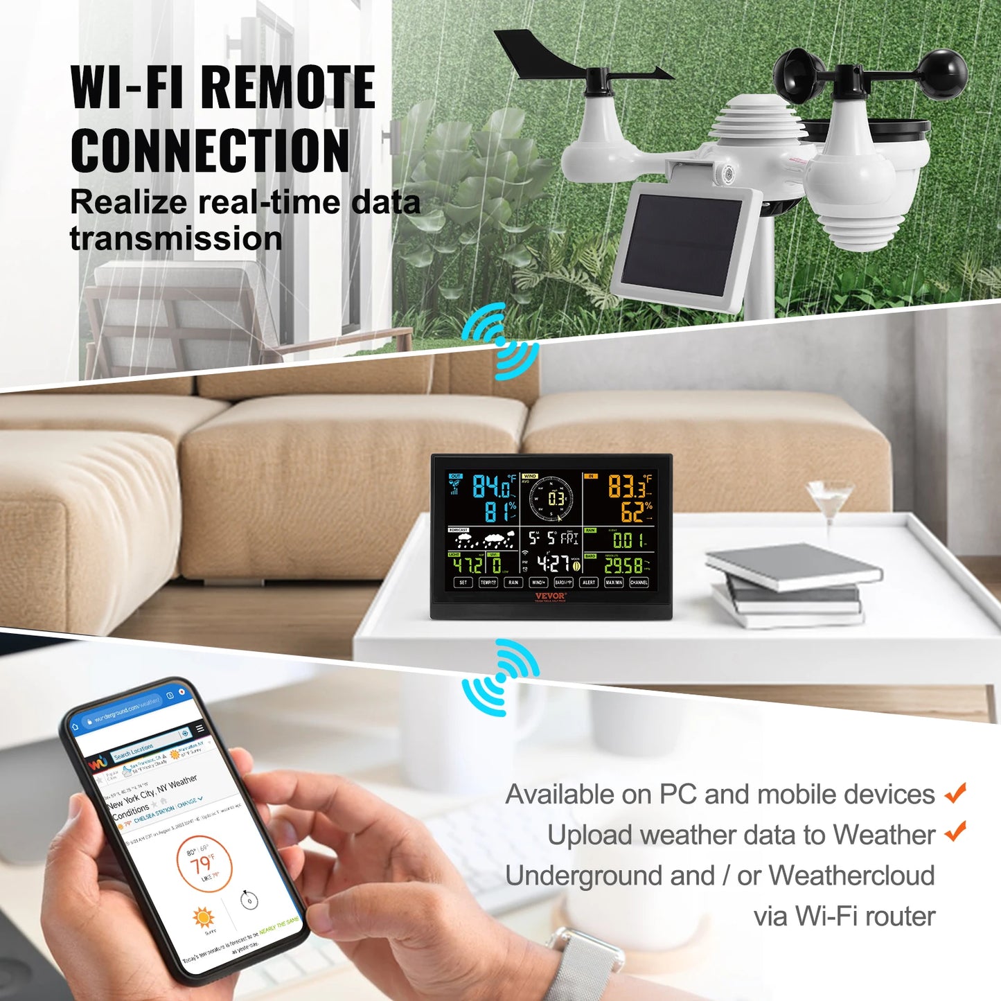 Sääasema 7-in-1 Wi-Fi