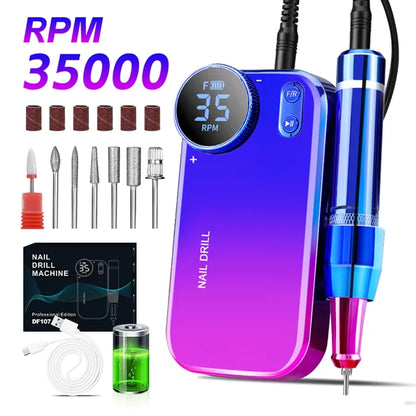 Kynsiviila ladattava 35000 RPM