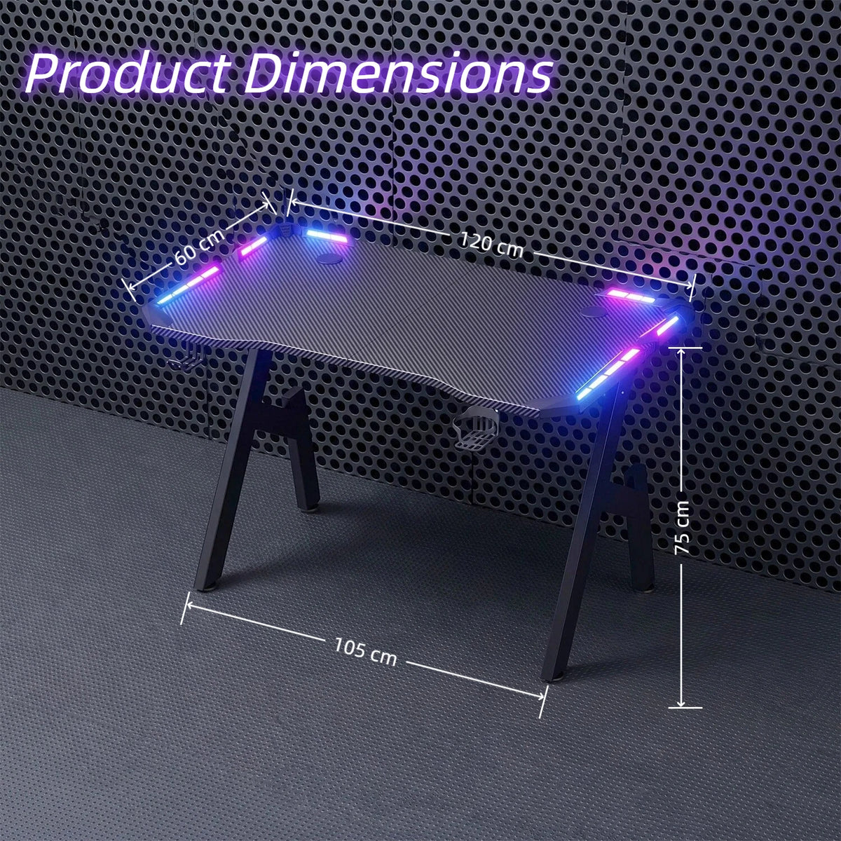 Pelipöytä RGB LED