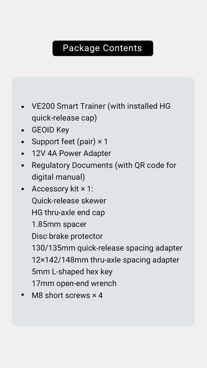 GEOID VE200 Bluetooth WiFi Harjoitusvastus