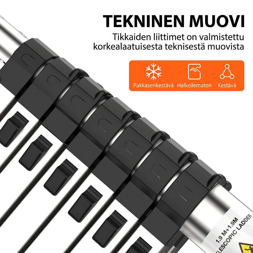 Teleskooppitikkaat 3.8M tai 5M