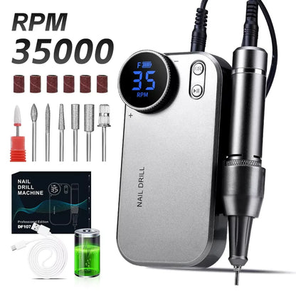 Kynsiviila ladattava 35000 RPM