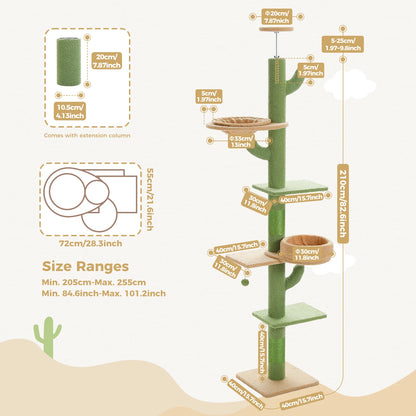 Kiipeilypuu Cactus 210-235 cm