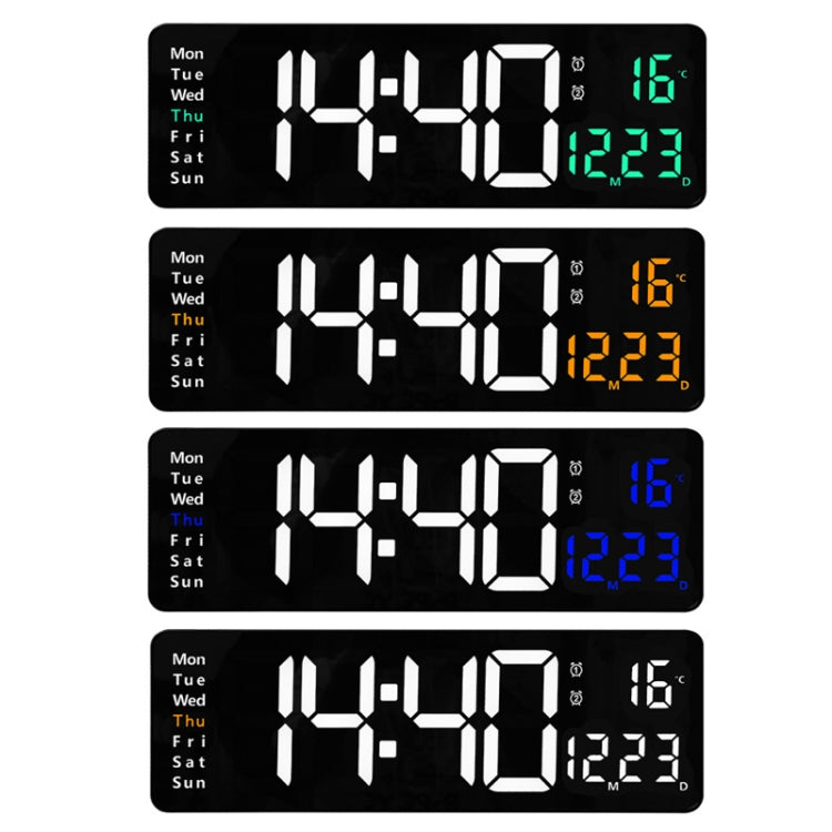 Seinäkello LED 38 cm